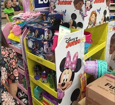 Disney Corrugate Pallet Shipper