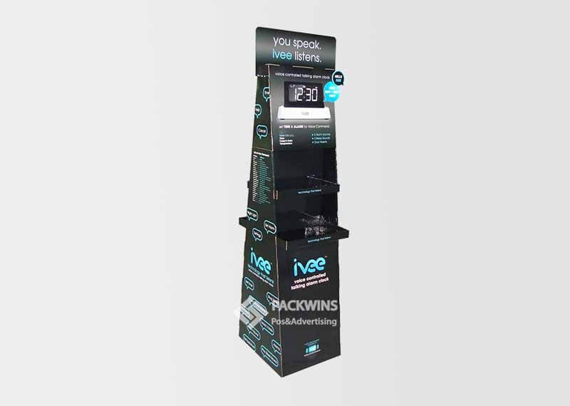 2-Faces Free Standing Display Shelves Pos Stand 2-Faces Free Standing Display Shelves Pos Stand