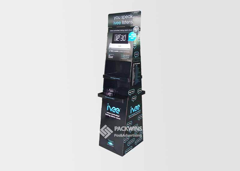 2-Faces Free Standing Display Shelves Pos Stand 2-Faces Free Standing Display Shelves Pos Stand