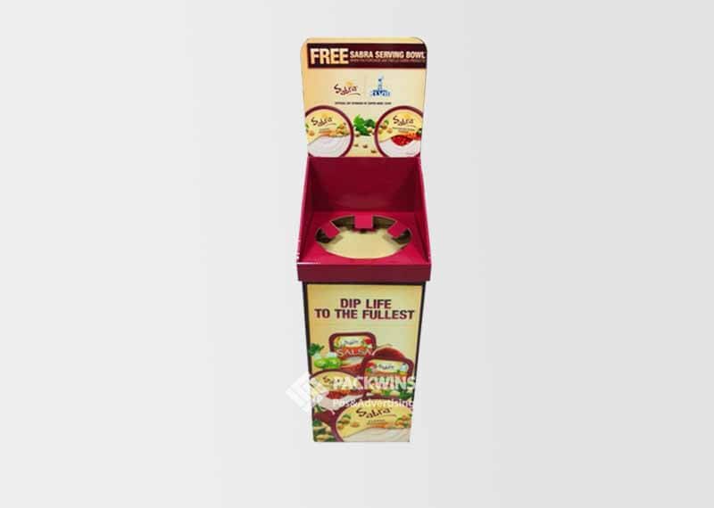 Bowls Pos Advertising Materials Cardboard Pop Display Bins (4) Bowls Pos Advertising Materials Cardboard Pop Display Bins