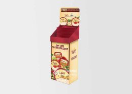 Bowls Pos Advertising Materials Cardboard Pop Display Bins