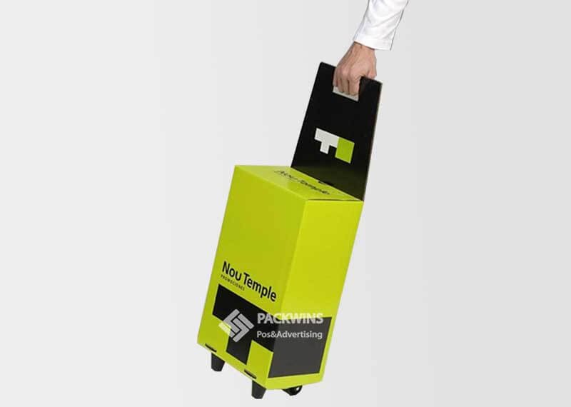Branded Fresh Foods Corrugated Cardboard Full Color Printing Wheelbox Branded Fresh Foods Corrugated Cardboard Full Color Printing Wheelbox