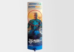 Cardboard-Totem-Advertising-Instant-Display-Stand
