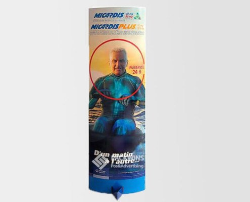 Cardboard-Totem-Advertising-Instant-Display-Stand