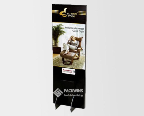 Chair Advertising Retail Point Of Purchase Display Standee Design