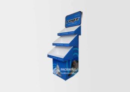 Collapsible Tiered Cardboard Point Of Sale Display Units