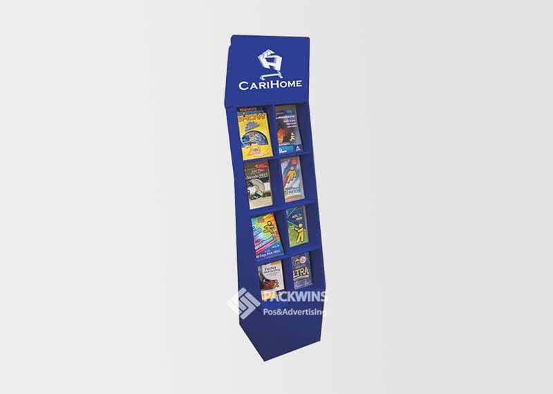 Compartment Custom Cardboard Displays Shelves for Books Compartment Custom Cardboard Displays Shelves for Books