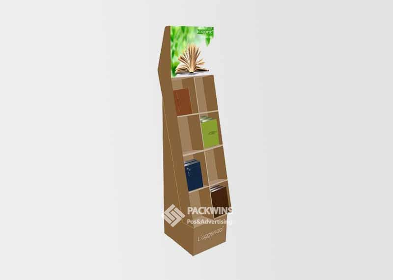 Compartment Custom Cardboard Displays Shelves for Books Compartment Custom Cardboard Displays Shelves for Books