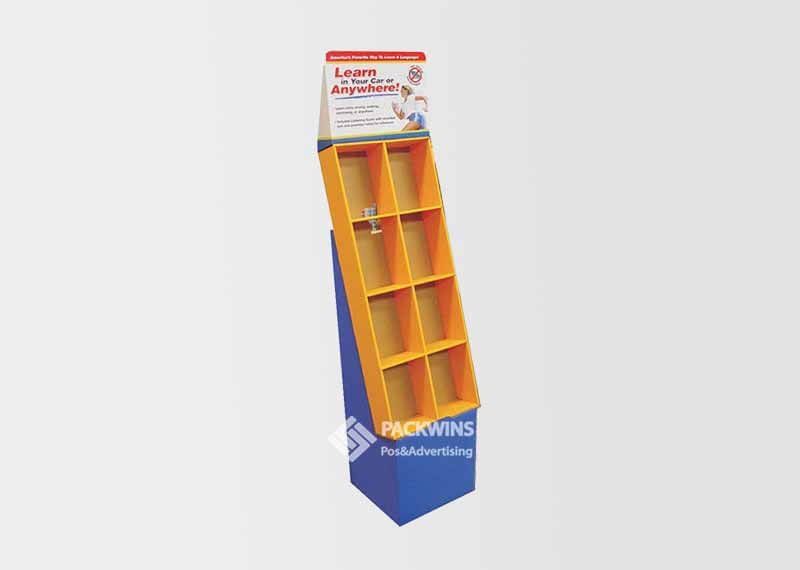 Compartment Custom Cardboard Displays Shelves for Books Compartment Custom Cardboard Displays Shelves for Books