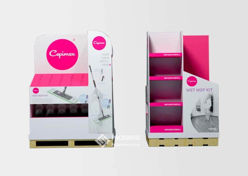 Corrugated Paper Grocery Store Pallet Display Shelves Corrugated Paper Grocery Store Pallet Display Shelves