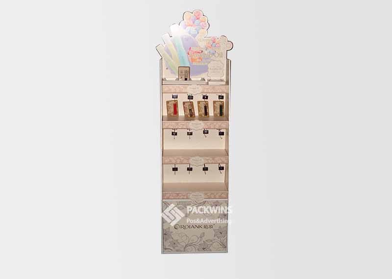 Cosmetics Temporary Advertising Floor Display Stands Cosmetics Temporary Advertising Floor Display Stands