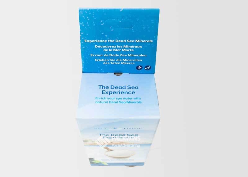 Dead Sea Salt Cardboard Pos Design Collapsible Trolley Dead Sea Salt Cardboard Pos Design Collapsible Trolley