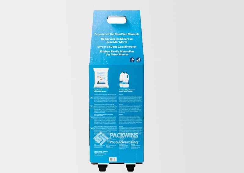 Dead Sea Salt Cardboard Pos Design Collapsible Trolley Dead Sea Salt Cardboard Pos Design Collapsible Trolley