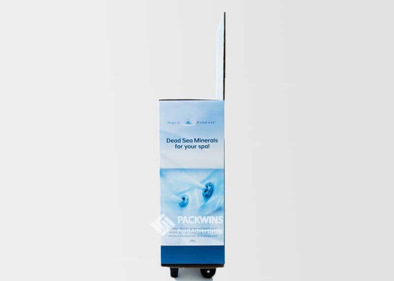 Dead Sea Salt Cardboard Pos Design Collapsible Trolley Dead Sea Salt Cardboard Pos Design Collapsible Trolley