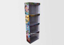 Disney Toys Corrugated Shelving End Caps Retail Stores