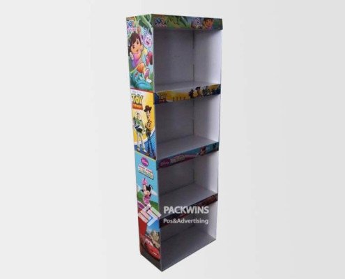 Disney Toys Corrugated Shelving End Caps Retail Stores