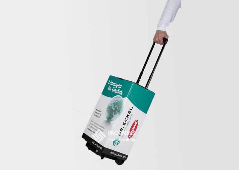 Easy to Carry Sales Display Box Expo with Bottom Wheels Easy to Carry Sales Display Box Expo with Bottom Wheels