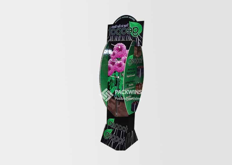 Garden Seeds Hanging Display Stand Cardboard Display Risers Garden Seeds Hanging Display Stand Cardboard Display Risers