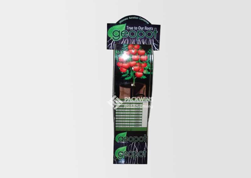 Garden Seeds Hanging Display Stand Cardboard Display Risers Garden Seeds Hanging Display Stand Cardboard Display Risers