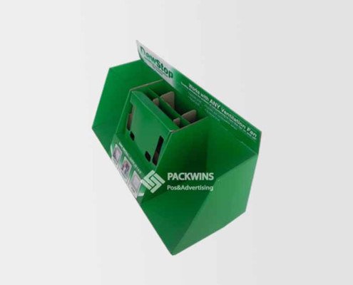 Hand Gel Cardboard Table Display Stands with LCD Video