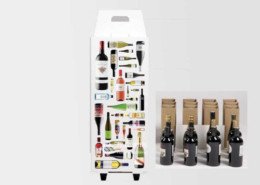Heavy Weight Bearing Glass Wines Corrugated Trolley Box Manufacturers