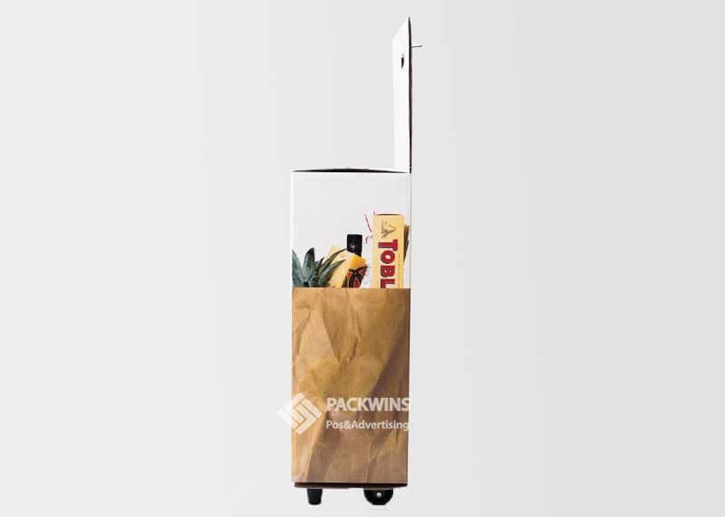 Houseware Shopping Custom Paper Display Boxes Exhibition Trolley Houseware Shopping Custom Paper Display Boxes Exhibition Trolley