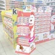 Kinder Point of Purchase Display Corrugated Carton Design