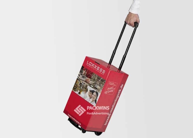 Logistics Company Cardboard Display Stands Carry Box Expoboxes Logistics Company Cardboard Display Stands Carry Box Expoboxes