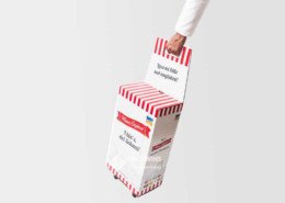 POS Marketing Carton Paper Pop Marketing Trolleys For The Trade