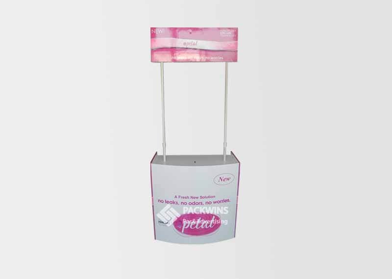 Promotional Table Display Stand for sanitary napkins Promotional Table Display Stand for sanitary napkins