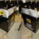 CAT Garments Retail POS Corrugated Cardboard Dumpbins