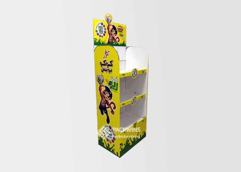 cardboard floor display stands