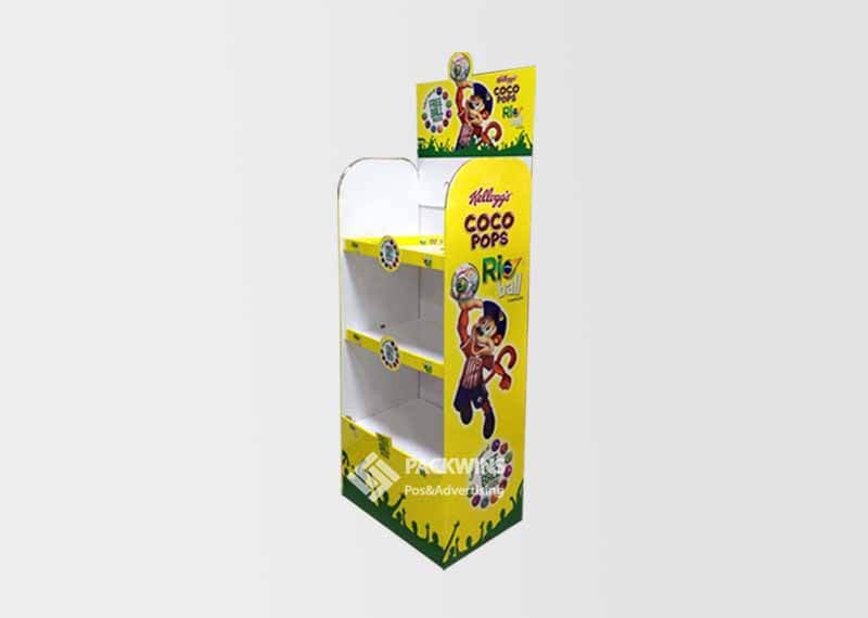 cardboard floor display stands