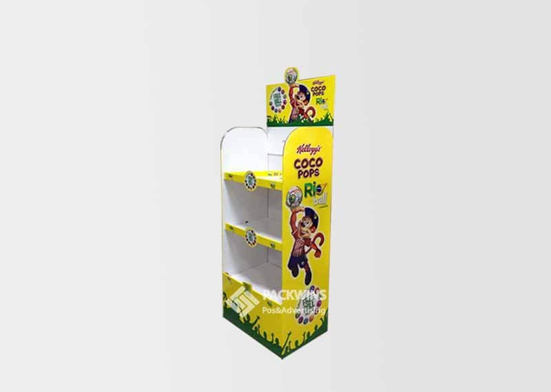 cardboard floor display stands