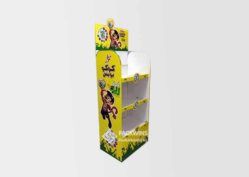 cardboard floor display stands