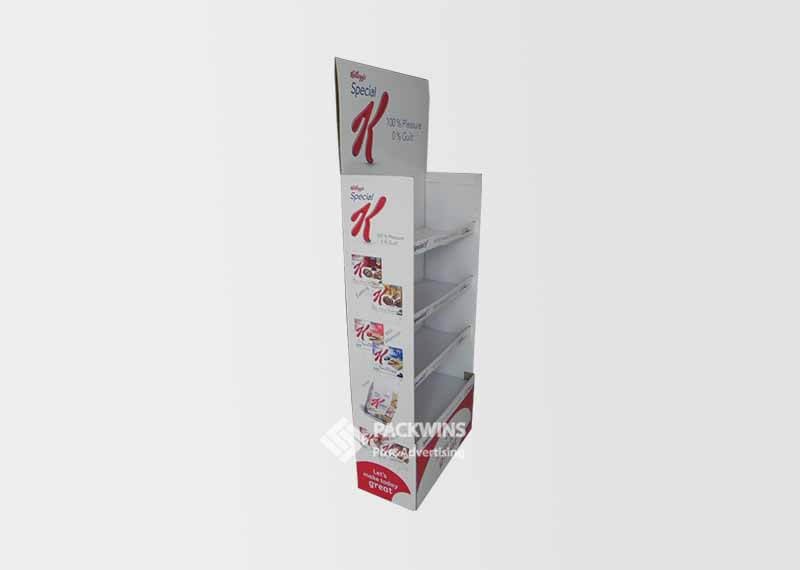 cardboard floor display stands