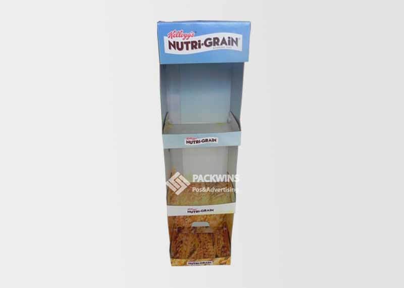 Paper Corrugated Retail End Cap Shelving Displays Ideas