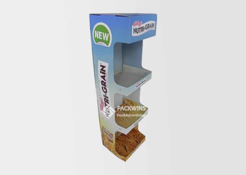 Paper Corrugated Retail End Cap Shelving Displays Ideas