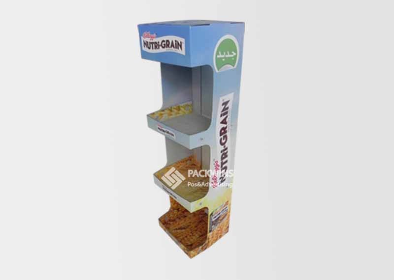 Paper Corrugated Retail End Cap Shelving Displays Ideas