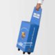 Sports Items Cardboard Display Stand Box On Wheels With Handle