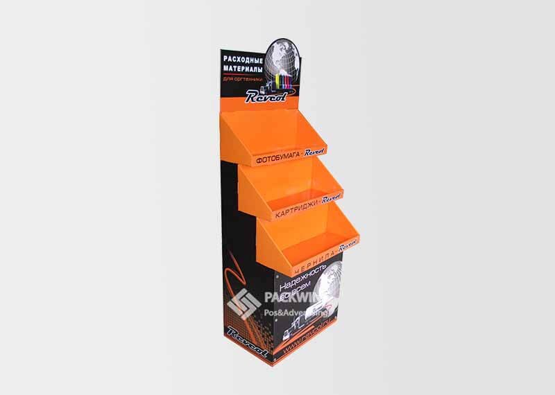 cardboard floor display stands