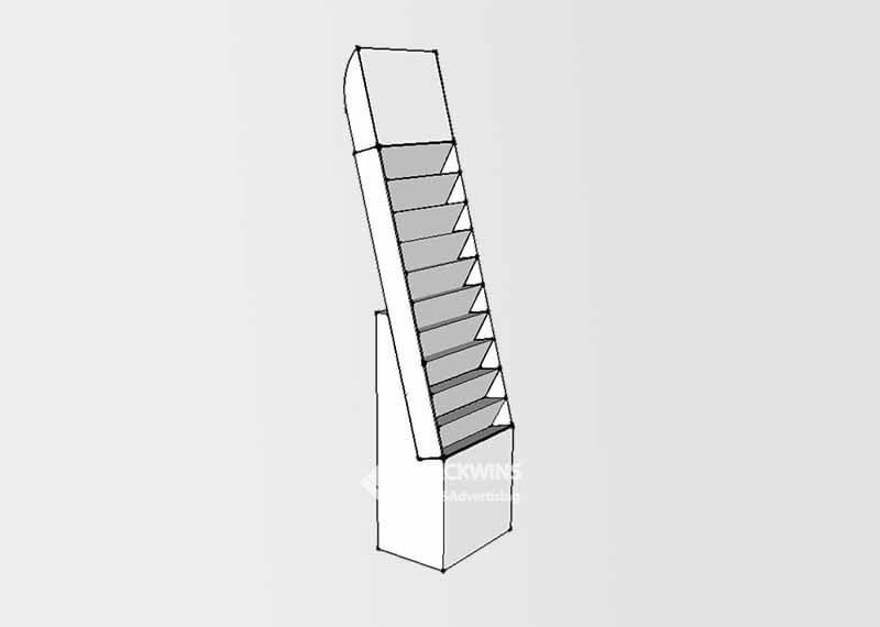 cardboard floor display stands