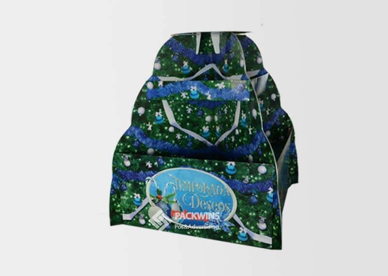 Tree Shaped Carton Merchandising Paper Cardboard Pallets Display Tree Shaped Carton Merchandising Paper Cardboard Pallets Display