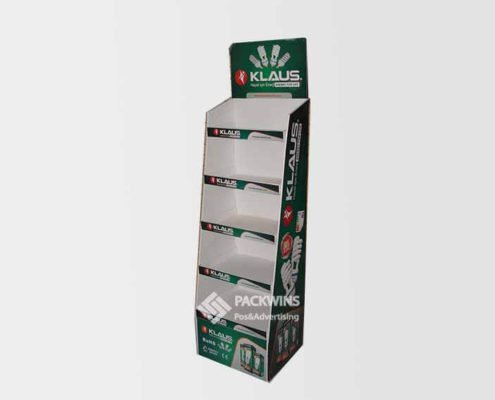 cardboard floor display stands
