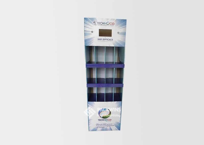 cardboard floor display stands
