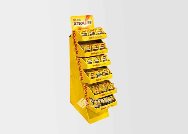 cardboard floor display stands