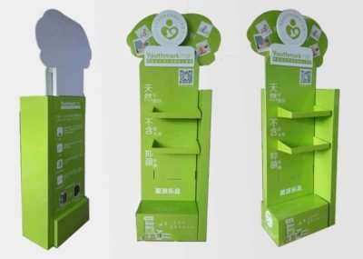 Unique Shape Designed Baby Diapers Cardboard Display Stands Unique Shape Designed Baby Diapers Cardboard Display Stands