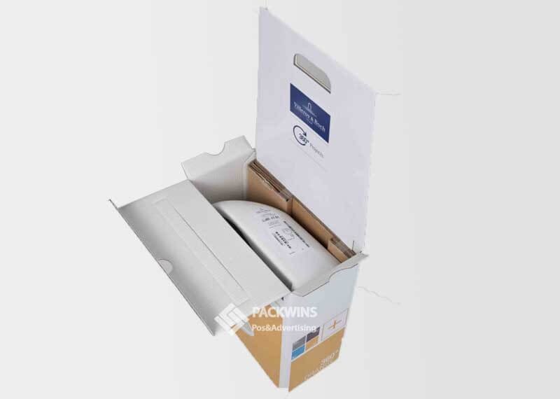 Washbasin Carton Merchandising Cardboard Display Trolley Stands Washbasin Carton Merchandising Cardboard Display Trolley Stands