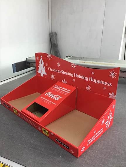 Coca-Cola Point of Purchase Cardboard Counter Display Unit