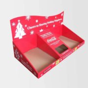 Coca-Cola Point of Purchase Cardboard Counter Display Unit